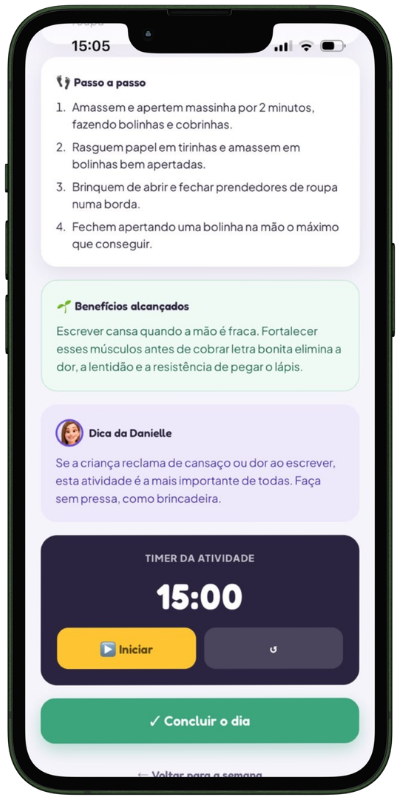 Atividade do app
