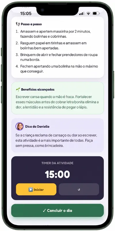 Atividade do app